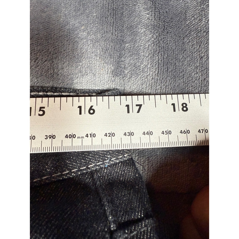 Champs Men's Gray Denim Jeans Size 34 Straight Leg Cotton Blend Y2K‎ vintage - Picture 9 of 16
